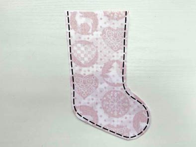 Mini Christmas stocking FREE pattern | Swan Family Patterns Mini Christmas Socks, Mini Stocking Sewing Pattern, Mini Stocking Pattern Sewing, Small Stocking Pattern, Mini Christmas Stocking Pattern, Mini Stocking Pattern, Christmas Stocking Template, Christmas Stocking Pattern Free, Stocking Pattern Free