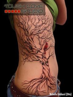 memorial bird tattoos - Google Search Tree Of Life With Cardinal Tattoo, Cardinal Tattoo Memorial Grandmothers, Red Cardinal Memorial Tattoo, Cardinal On Dogwood Branch Tattoo, Red Bird Memorial Tattoo, Tree Tattoo Art, Tree With Birds Tattoo, Tree Tat, Cardinal Tattoos