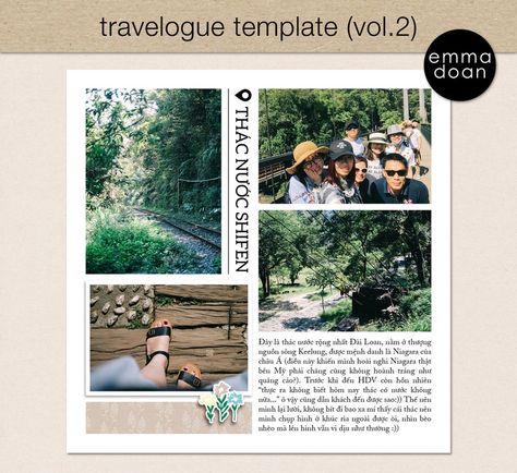 Photobook Template, Travel Photobook, Photographer Templates, Vacation Photo, Clipping Masks, Family Decor, Vacation Photos, Book Layout, Photoshop Template