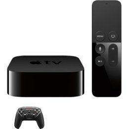 Apple - Apple TV 32GB (Latest Model) with SteelSeries Nimbus Wireless Controller - Larger Front Top Tech Gifts, Electronic Gifts For Men, Cool Tech Gifts, Buy Apple, Dolby Digital, Electronic Gifts, Gadget Gifts, Apple Store, Diy Electronics