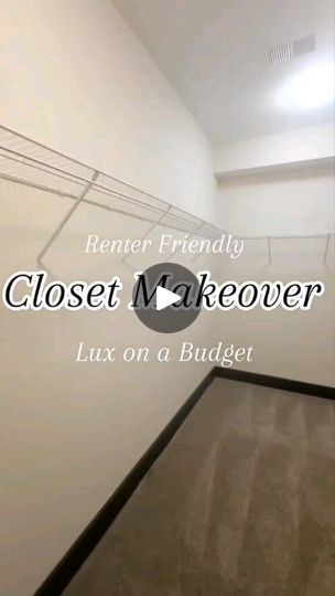 104K views · 148 reactions | Renter's friendly closet makeover  . . . 🎥 by @livingwithfernanda  . . @mrs.gdiydesigns for more decor inspiration ✨️   📌 www.mrsgdiydesigns.com for Custom Crushed Glass and Glitter Abstracts . . #homeinterior #homedecor #closetproject #closet #closetmakeover #renterfriendly #decorideas #glamdecor #glamhome #decor #decorlovers #diyhome #diycraft ##diyproject | KaTrina Gorham | Nicki Minaj · Bahm Bahm Rental Closet Hacks, Rental Friendly Closet Makeover, Renter Friendly Walk In Closet, Closet Organization Ideas Rental, Renter Friendly Closet Makeover, Apartment Closet Makeover, Renter Friendly Closet Organization, Renter Friendly Closet, Cheap Closet Makeover