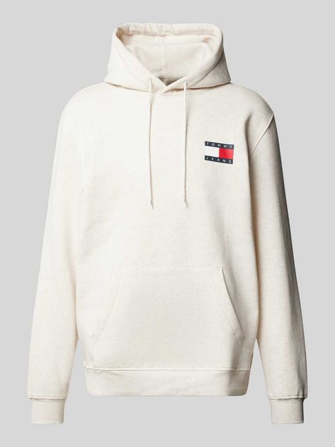 Herren Hoodie von Tommy Jeans;Baumwoll-Mix;Lockerer Schnitt;Kapuze mit Tunnelzug;Label-Print;Känguru-Tasche;Rückenlänge bei Größe M: 71 cm;Ärmellänge bei Größe M: 68 cm