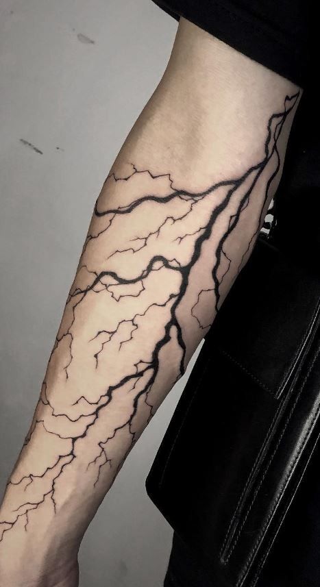 Tattoo Designs Men Lightning, Lightning Bolt Sleeve Tattoo, Storm Tattoo Men, Storm Tattoo Design, Lightning Storm Tattoo, Thunderstorms Tattoo, Lighting Tattoo Design, Lightning Tattoo Design, Lightning Tattoos