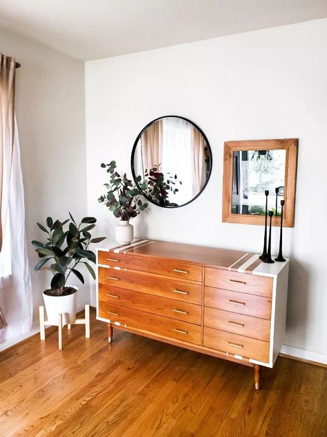 How to Make a Mid Century Modern Dresser Upcycled DIY | Hometalk Electric Sander, Furniture Upcycle, Furniture Redos, Mcm Furniture, Mid Century Modern Dresser, Sand Paper, Interiors Inspiration, Entryway Ideas, Furniture Painting