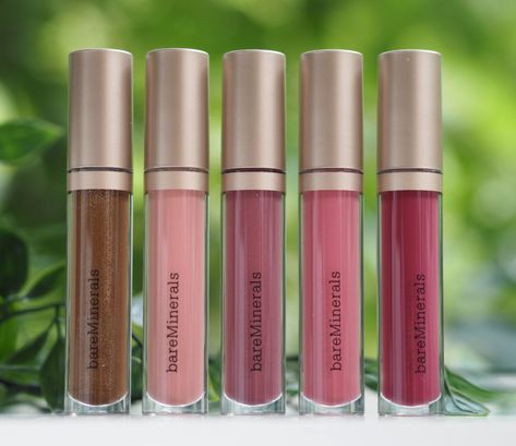 Bareminerals Lip Gloss, Lip Gloss Sephora, Bareminerals Complexion Rescue, Lip Gloss Balm, Beautiful Lipstick, Lip Products, Bare Minerals, Smooth Lips, How To Line Lips