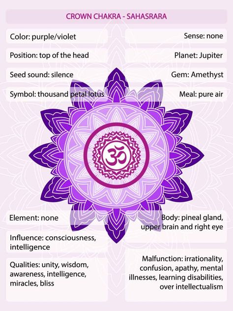 Purple Chakra Meaning - The Crown Chakra Color Explained • Colors Explained Purple Chakra Meaning, Crown Chakra Meaning, Color Purple Meaning, Purple Aura Meaning, Chakra Knowledge, Chakra Meaning, Purple Chakra, Red Chakra, Sahasrara Chakra