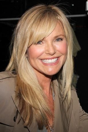 Christie Brinkley Hair Bangs, Christie Brinkley Hair, Christie Brinkley Style, Christy Brinkley, Side Fringe, Christie Brinkley, Side Swept, The Best Hairstyles, Ageless Beauty