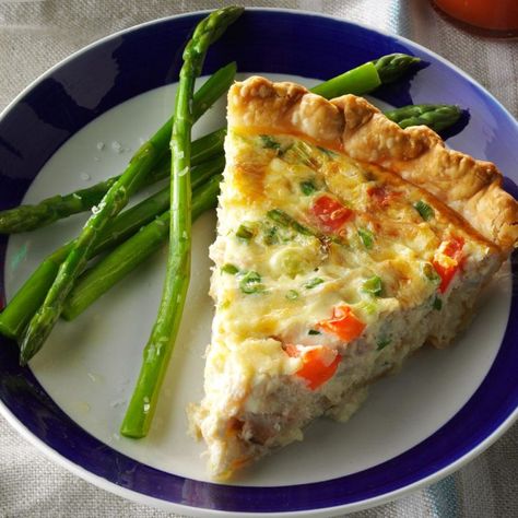 Meat Quiche, Seafood Quiche, Crab Quiche, Best Quiche Recipes, Crab Cake, Breakfast Quiche, Quiche Recipe, White Cheese, Cheese Making