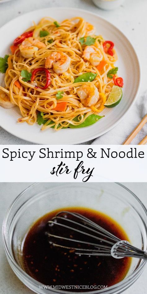 Shrimp Stir Fry Recipes Healthy, Shrimp Scampi With Rice, Shrimp Noodle Stir Fry, Spicy Shrimp Stir Fry, Spicy Stir Fry Sauce, Veggie Stir Fry Recipes, Fry Shrimp, Stir Fry Shrimp Recipes, Sweet And Spicy Shrimp