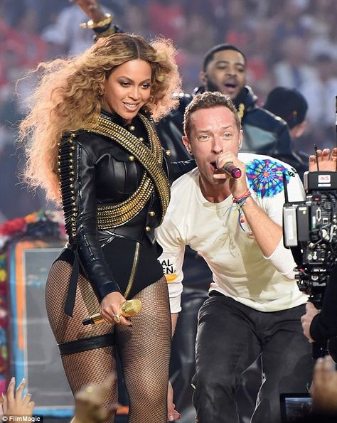 He's a fan: Coldplay frontman Chris Martin greatly admires Beyonce's work so much, that he says 'just watching her as a singer is like watching a decathlete' Spin Playlist, Phil Harvey, Wind Machine, Queen Bee Beyonce, Hair In The Wind, Halftime Show, Beyoncé Giselle Knowles-carter, Beyoncé Giselle Knowles, Beyonce Queen