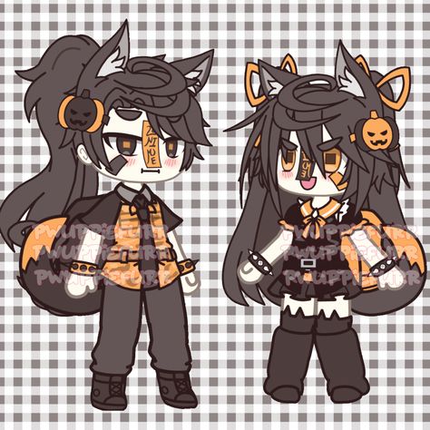 Gacha Life Outfits Halloween, Halloween Gacha Life Outfits, Halloween Gacha Oc, Gacha Halloween Outfits, Gacha Life Halloween Outfits, Gachalife Girl Outfits, Gacha Fits, Gacha Base Poses Cute, Free Ocs