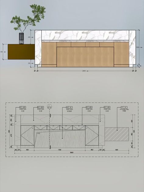 Custom Reception Desk Design, Reception Desk Detail Drawing, Hotel Lobby Design Reception Counter, Hotel Reception Desk Design, Recption Desk, Marble Reception Counter, Reception Desk Design Entrance, Reception Wall Design, Reception Desk Layout