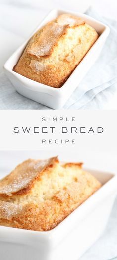 Simple Sweet Bread, Simple Sweet Bread Recipe, Easy Sweet Bread, Sweet Bread Recipe, Easy Quick Bread, Quick Bread Recipes Easy, Smores Dessert, Quick Bread Recipe, Coconut Dessert