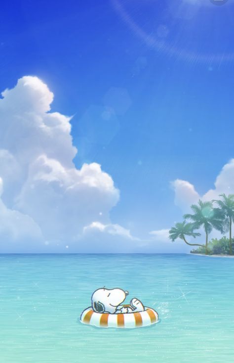 Snoopy Summer, Peanuts Wallpaper, Flipagram Instagram, Snoopy Funny, Cute Summer Wallpapers, Snoopy Images, Snoopy Wallpaper, Snoopy Quotes, Snoopy Pictures