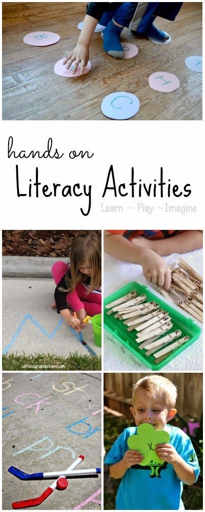 8 hands on literacy activities for early learning Homeschooling Crafts, Preschool Steam, Kitchen Toy Set, Wooden Dollhouse Furniture, Reading Help, Alphabet Games, Ela Activities, Future Teacher, Preschool Literacy