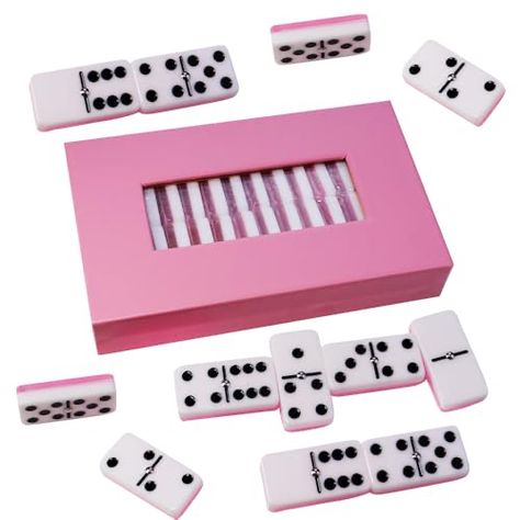 Pink Tile, Games Night, Games Family, Domino Games, Games For Adults, Dominoes Set, Tile Games, Set Game, Traditional Games