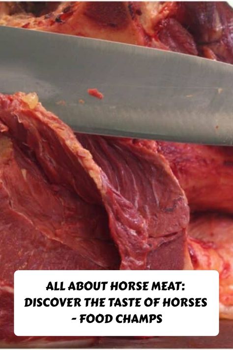 Horse meat is illegal in most countries, including the USA. But what does horse taste like? Here’s everything to know about horse meat, and why we can’t eat it. Horse Meat Recipes, Manifestation 2025, Cow Meat, Horse Meat, Horse Food, Meat Packing, Did You Eat, Processed Meat, People Eating