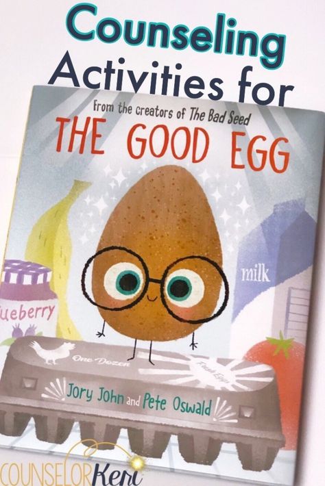 The Good Egg Activities for School Counseling - Counselor Keri The Good Egg Activities, Egg Activities, The Good Egg, Counselor Keri, Group Counseling Activities, School Counseling Activities, Practice Self Care, School Counseling Lessons, Individual Counseling