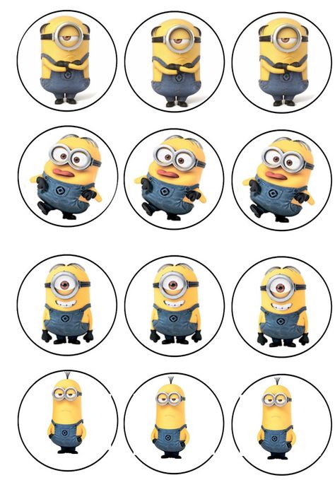 http://www.musingsofanaveragemom.com/2017/06/despicable-me-3-cupcake-toppers.html Minion Cups, Minion Cupcake Toppers, Minion Craft, Cupcake Toppers Free, Despicable Me 3, Minion Cupcakes, Minion Movie, Instagram Emoji, Minions Wallpaper