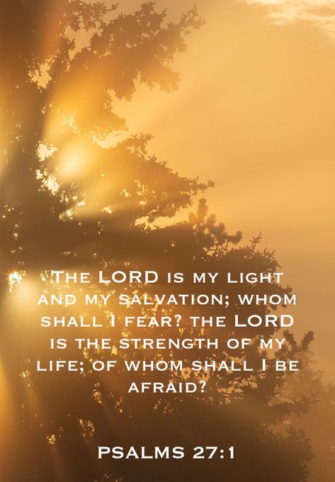 Emergency Prayers, Whom Shall I Fear, Psalm 27 1, The Lord Is My Light, Fear The Lord, Bible Verse Wall Decals, Bible Words Images, Gods Love Quotes, Bible Study Verses