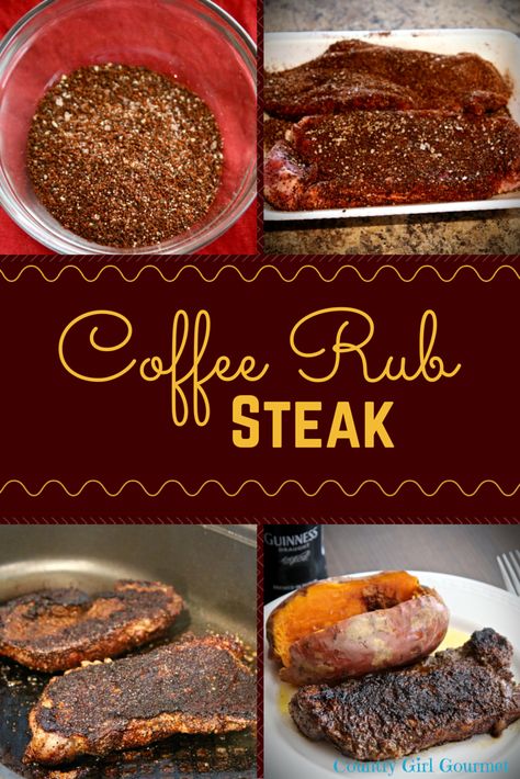 Coffee Marinated Steak, Coffee Rub Recipe, Best Steak Seasoning, Coffee Rubbed Steak, Steak Rub Recipe, Shallot Sauce, Bones Coffee, Steak Rub, Coffee Rub