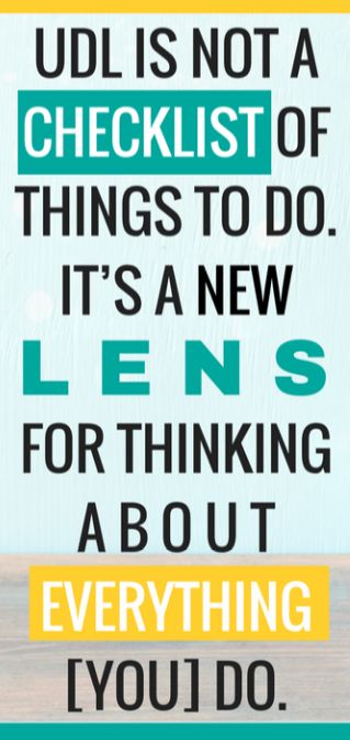 Great UDL quotes... Udl Classroom Ideas, My Needs Instructional Guide, Developmental Editing Checklist, Udl Strategies Classroom, Udl Classroom, Udl Lesson Plans, Active Learning Strategies Teaching, Self Regulated Learning Strategies, Instructional Coaching Tools