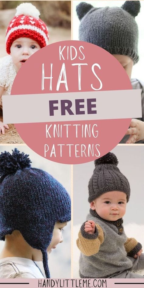 Free Knitting Pattern For Boys Hat, Free Childs Hat Knitting Pattern, Crochet Boys Hat Free Pattern Kids, Knit Toddler Hat, Toddler Hat Pattern, Child Hat Knitting Pattern, Baby Hats Knitting Free, Baby Boy Knitting Patterns Free, Knitting Space