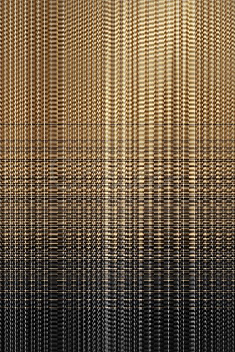 Model No.227 - Two-toned gradient Shades Or Blinds, Gradient Texture, Panel Blinds, Copper Interior, Woven Metal, Texture Metal, Material Library, Material Board, Laminated Glass