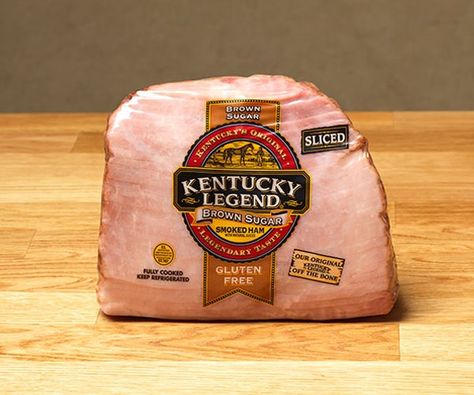 Quarter Sliced Ham – Kentucky Legend Kentucky Legend Ham Recipe, Sugar Ham, Brown Sugar Ham, Whole Ham, Honey Ham, Hot Brown, Snacks Appetizers, Ham Recipe, Deli Ham