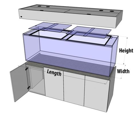 Aquarium Cabinet Design, Aquarium Hood, Fish Tank Cabinets, Saltwater Aquarium Setup, Cabinet Hood, Aquarium Cabinet, Aquarium Architecture, Custom Aquarium, Wall Aquarium