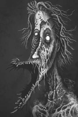 Scary Drawings, Horror Drawing, Nightmares Art, Creepy Drawings, Creepy Monster, Art Tools Drawing, Art Corner, Dark Art Drawings, Dark Tattoo