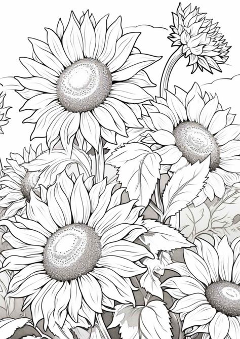 Free Printable Stencils, Sunflower Sketches, Watercolor Pencil Art, Free Stencils Printables, Learn Watercolor Painting, Stencils Printables, Diy Watercolor Painting, Painting Templates, Free Stencils