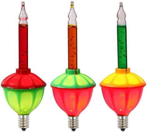 7-Light Multi-Colored Bubble Christmas Light Set Bubble Christmas Lights, Connecticut Christmas, Snowman Punch, Bubble Christmas, Lights Outside, Indoor Christmas Lights, Outside Christmas Decor, Christmas Lights Outside, Christmas Light Installation