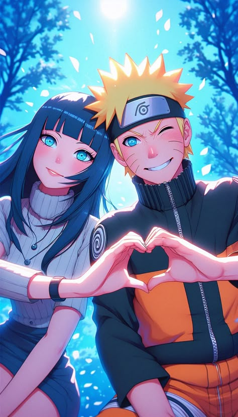 Naruto Hinata Wallpaper, Naruto Love Hinata, Naruto And Sasuke Funny, Naruto Painting, Winter Couple, Naruto Sketch Drawing, Naruto Y Hinata, Naruto Love, Naruto Hinata