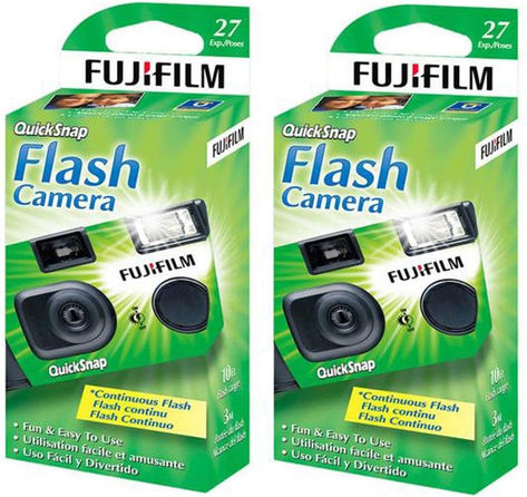 Experience the convenience and quality of Fujifilm QuickSnap Flash 400, the perfect disposable camera for capturing life's precious moments.

Features:

Built-in flash for bright, clear images in any lighting condition.
400 ISO film for sharp, vibrant photographs.
Easy-to-use design with a simple point-and-shoot operation.
2-pack value provides ample opportunities for capturing memories.
Fujifilm QuickSnap Flash 400 - the reliable and affordable choice for capturing life's adventures. Best Film Cameras, Fujifilm Quicksnap, Selling Products On Amazon, Memory Chip, Top Selling Products, The Bachelorette Party, Amazon Items, Summer Must Haves, Tech Home