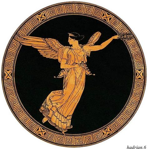 Porter, Leonard  [Studio] - Victory Ancient Greek Paintings, Classical Greek Art, Archaic Greek Art, Greek Methodology Art, Ancient Greek Illustration, Ancient Greece Art, Ancient Greek Vase Painting, Greece Painting, Greek Paintings