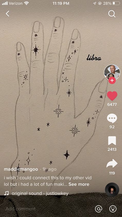 Libra Finger Tattoo, Libra Zodiac Tattoos, Libra Constellation, Finger Tattoo For Women, Hand Tats, Zodiac Tattoos, Finger Tattoo, Libra Zodiac, Finger Tattoos