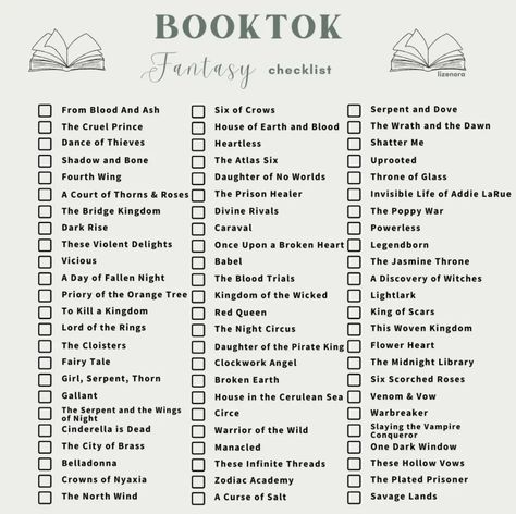 Wattpad Fantasy Recommendations, Romance Books Checklist, Book List Aesthetic, Fantasy Reading Challenge, Fantasy Book Challenge, Tbr List Aesthetic, Booktok Fantasy Checklist, Fantasy Book Checklist, Romance Book Checklist