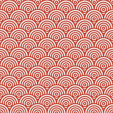 Red circle seamless pattern background. Japanese or Chinese pattern. Korean Patterns, Patterns Japanese, Chinese Pattern, Panda Express, Red Circle, Japanese Patterns, Chinese Patterns, Logo Banners, Cityscape Photos