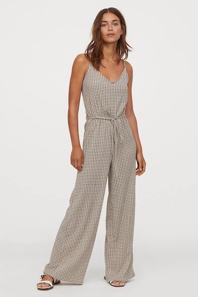 Summer Pieces, H&m Fashion, Cotton Jumpsuit, The Best Summer, Long Jumpsuits, Pants Womens, Hm Dress, Hottest Trends, Tulum