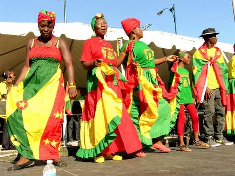 People From Grenada | Grenada Day Festival was the MOST Attended, with Over 6,000 People ... Grenada Carnival, Grenada Island, Grenada Caribbean, Grenada Flag, Caribbean Fashion, Caribbean Carnival, Military Coup, African Countries, Saint George