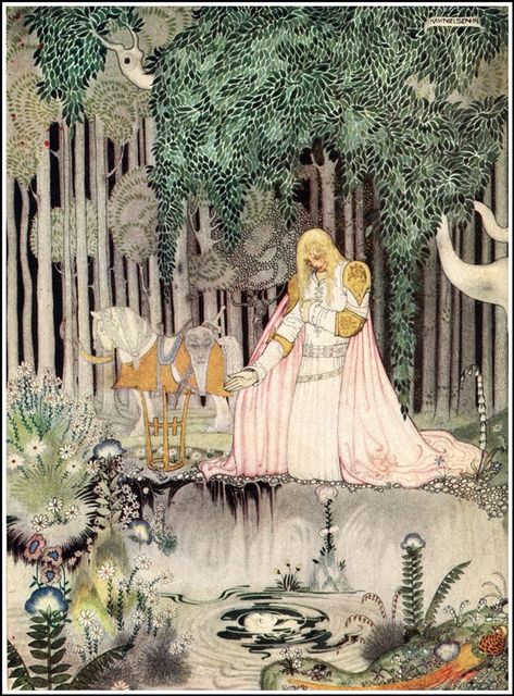 Kay Neilson, Kay Nielsen, Fairy Tale Illustrations, Golden Age Of Illustration, East Of The Sun, Fairy Tale Art, Edmund Dulac, 동화 삽화, Fairy Tale Illustration