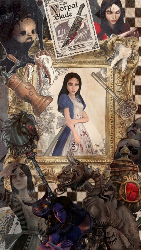 #alicemadnessreturns #game #alice #gore #asylum #art #wallpaper Alice In Wonderland Games, Alice In Wonderland Fanart, American Mcgee’s Alice, Alice In Wonderland Artwork, Dark Alice In Wonderland, Wonderland Artwork, Alice In Wonderland Aesthetic, Alice Liddell, Alice Madness Returns