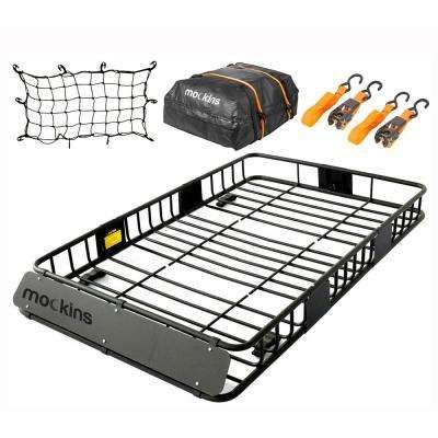 Roof Cargo Basket - Roof Racks - Cargo Carriers - The Home Depot Cargo Roof Rack, Roof Rack Basket, Hitch Mounted Cargo Carrier, Cargo Bag, Car Roof Racks, Roof Basket, Cargo Net, Ratchet Straps, Cargo Carrier