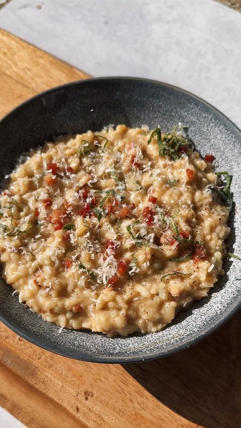 Christmas Risotto Recipes, Winter Risotto Recipes, Winter Dinner Party Recipes, Chestnut Recipes Savory, Christmas Risotto, December Produce, Steak And Risotto, Cosy Dinner Recipes, Chestnut Risotto