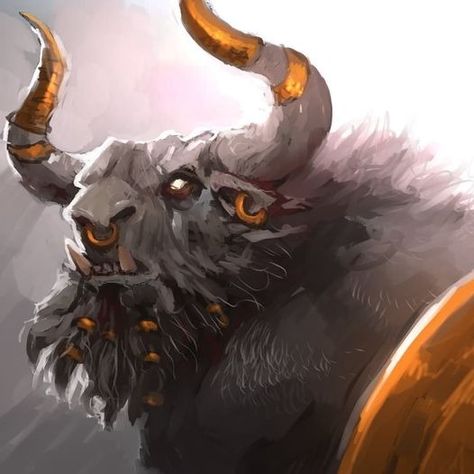 Toni's Art Page - Minotaur dnd #characterdesign for a... | Facebook Minotaur Dnd, Minotaur Art, Sasuke Vs, Fantasy Concept Art, Art Pages, Original Artists, Mythical Creatures, Dungeons And Dragons, Character Inspiration