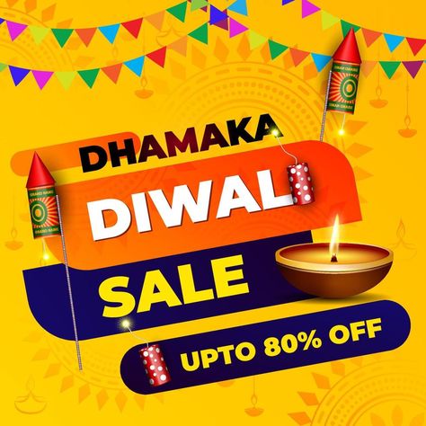 dhamaka diwali sale banner vector illustration. diwali festival sale banner background design with yellow background Banner Background Design, Office Counter Design, Offer Banner, Diwali Dhamaka, Diwali Offer, Diwali Sale, Banner Ideas, Counter Design, Diwali Festival