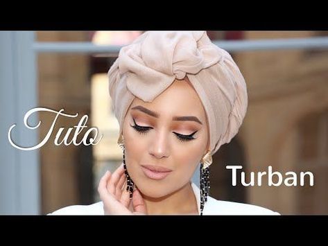 Turban Outfit, Hijab Turban Style, Turban Tutorial, Sewing Headbands, African Turban, Head Turban, Turban Hijab, Ethno Style, Head Wrap Styles