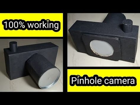 How to make Pinhole Camera easily at home 100% working| Akhil's collection - YouTube Cardboard Camera Diy, Cardboard Camera, Camera Diy, American Heritage Girls, Box Crafts, Pinhole Camera, Best Out Of Waste, Soap Boxes, Cardboard Crafts