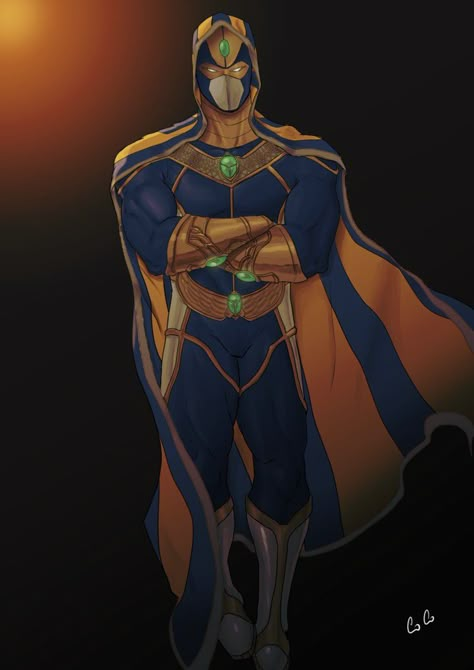 Hepinset, the Forgotten Pharaoh by spriteman1000.deviantart.com on @DeviantArt Avengers Oc Male, Mutants And Masterminds Character Design, The Batman, Superhero Suits, Arte Nerd, Batman Returns, Super Hero Outfits, Superhero Villains, Superhero Characters